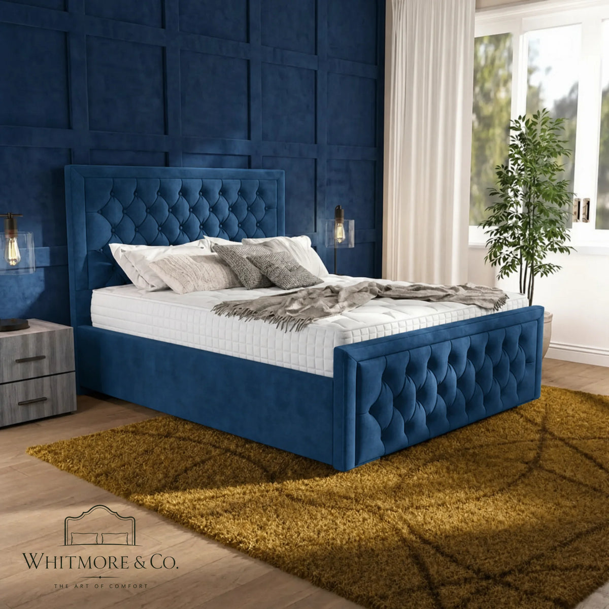 Blue Plush Velvet