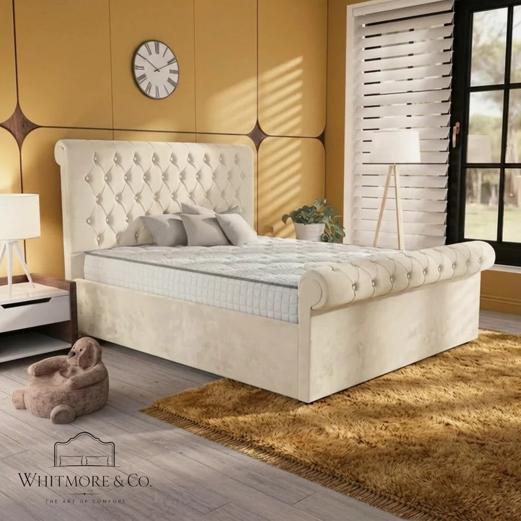 Cream Plush Velvet