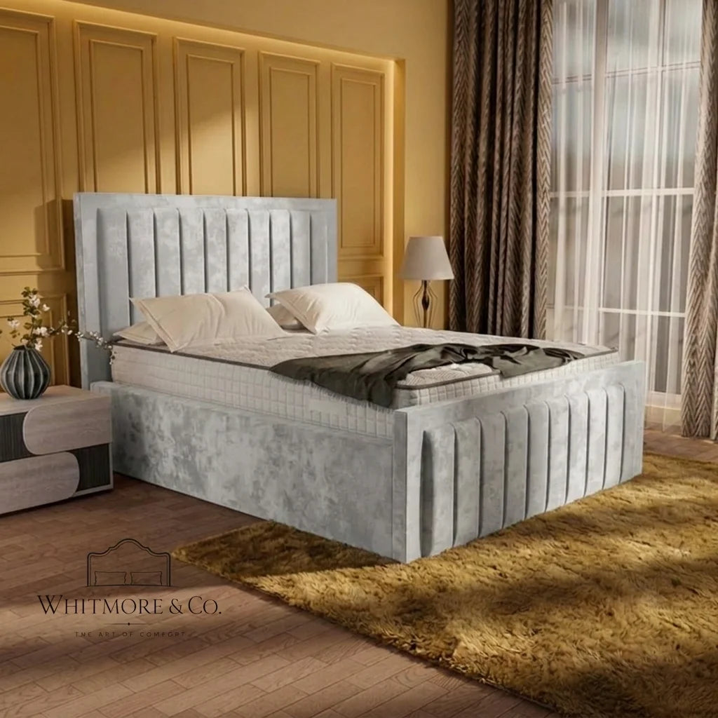 Silver Plush Velvet